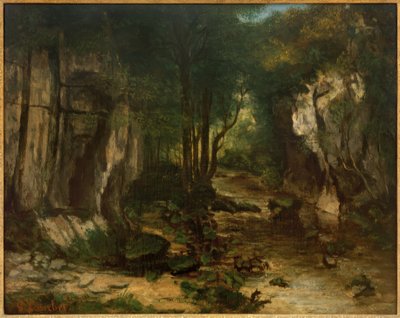 Der Bach von Puits-Noir von Gustave Courbet